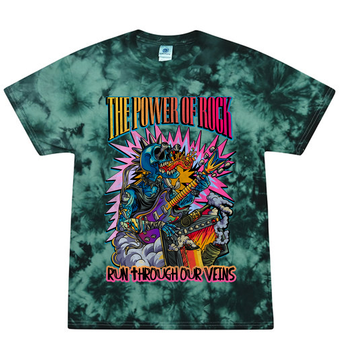 Power of Rock (Yellow to Red) Mens/Unisex