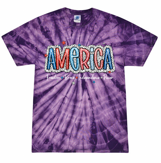 America: Freedom, Brave, Independence, Power