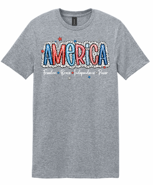 America: Freedom, Brave, Independence, Power