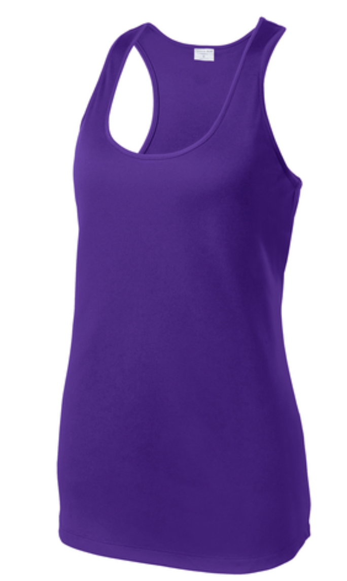 Sort tek Ladies Racerback Perfprmance Tank Top