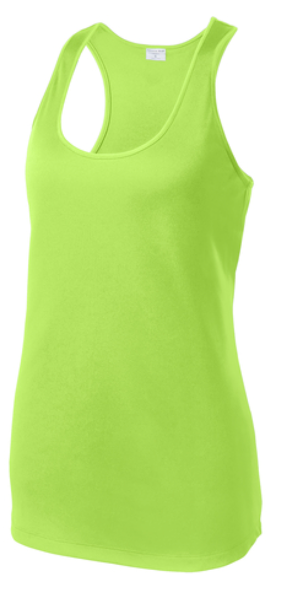 Sort tek Ladies Racerback Perfprmance Tank Top