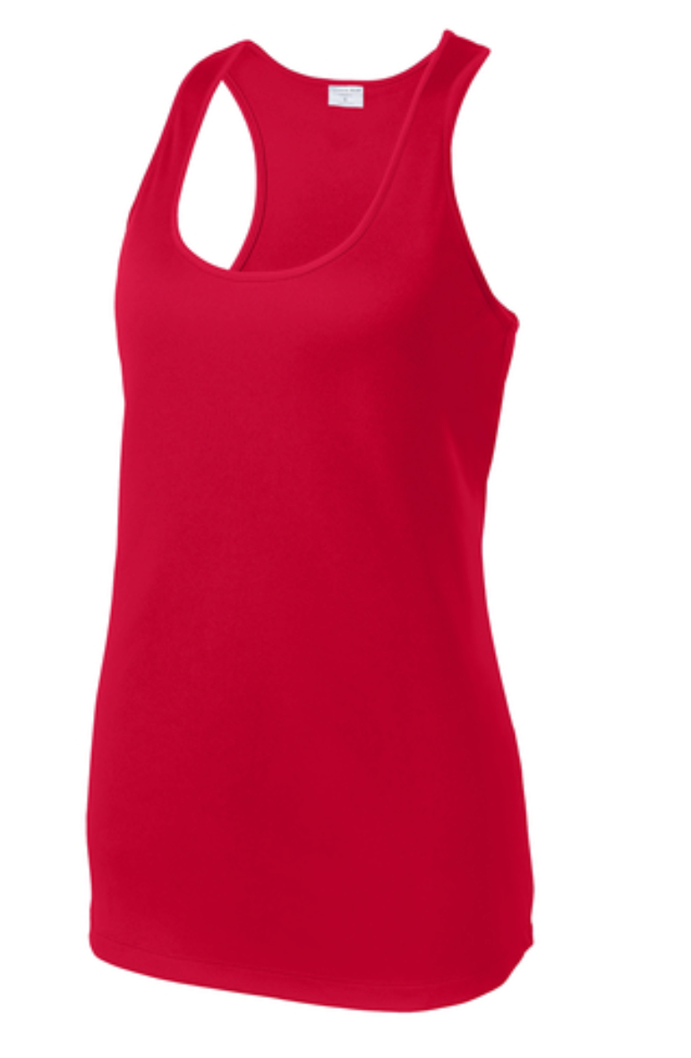 Sort tek Ladies Racerback Perfprmance Tank Top