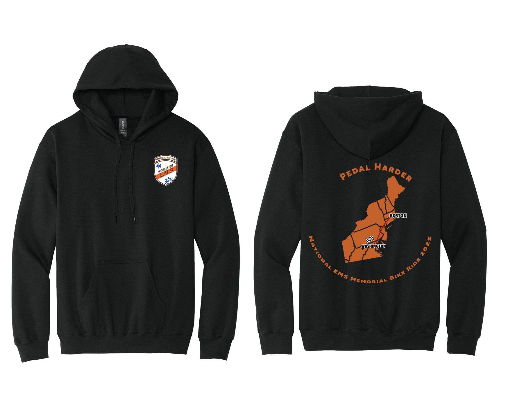 (2025) Unisex Hoodies (National EMS Memorial Bike Ride 2025)