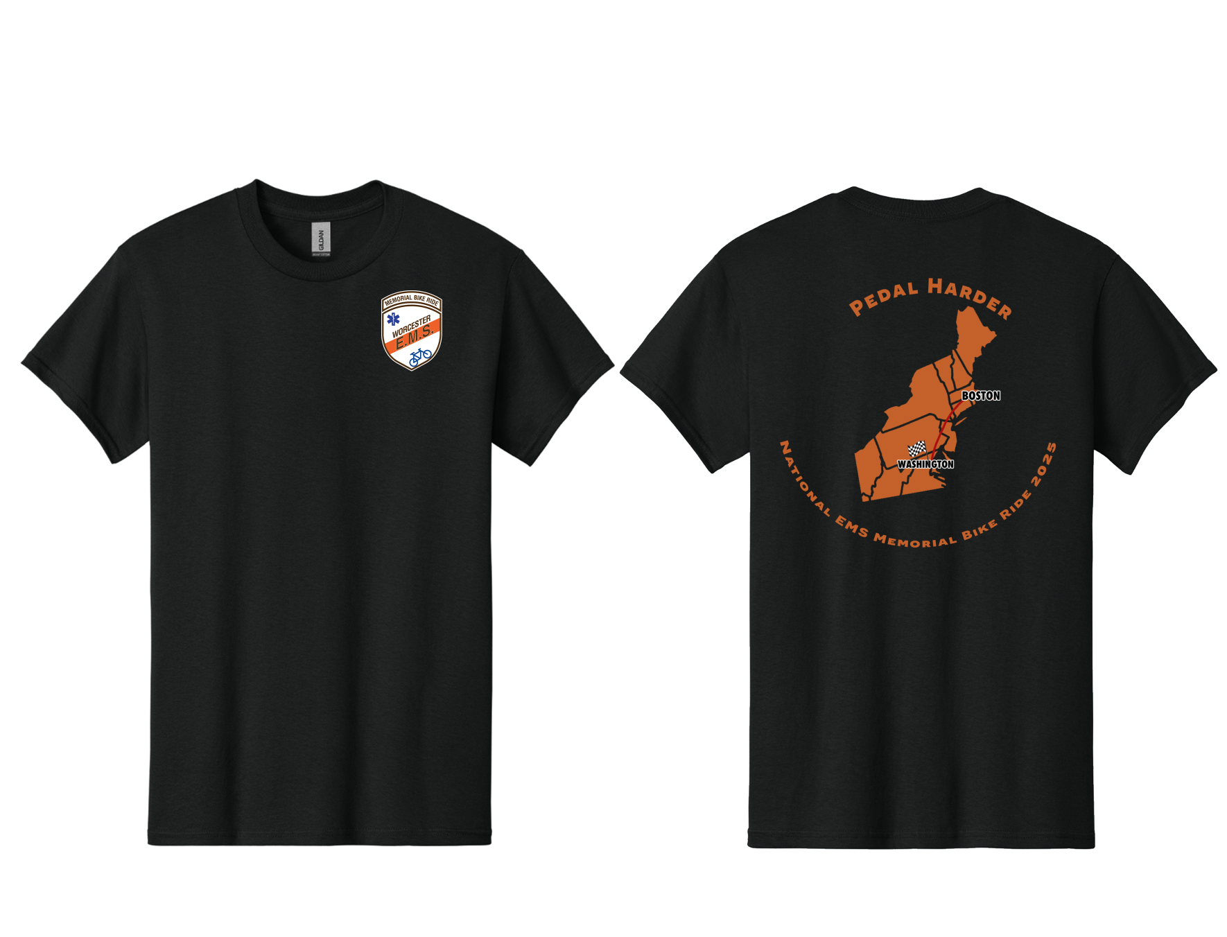 (2025)Unisex T-shirts (National EMS Memorial Bike Ride 2025)
