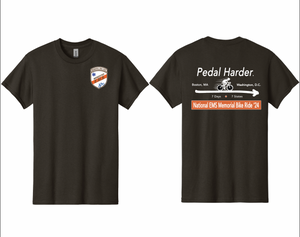 (Last Year)Unisex T-shirts Dark Brown (National EMS Memorial Bike Ride 2024)
