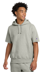 Champion ® Reverse Weave ® Short Sleeve Hooded Sweatshirt