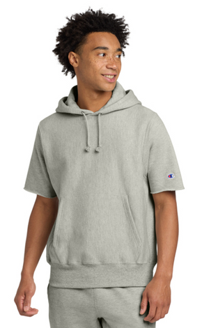 Champion ® Reverse Weave ® Short Sleeve Hooded Sweatshirt