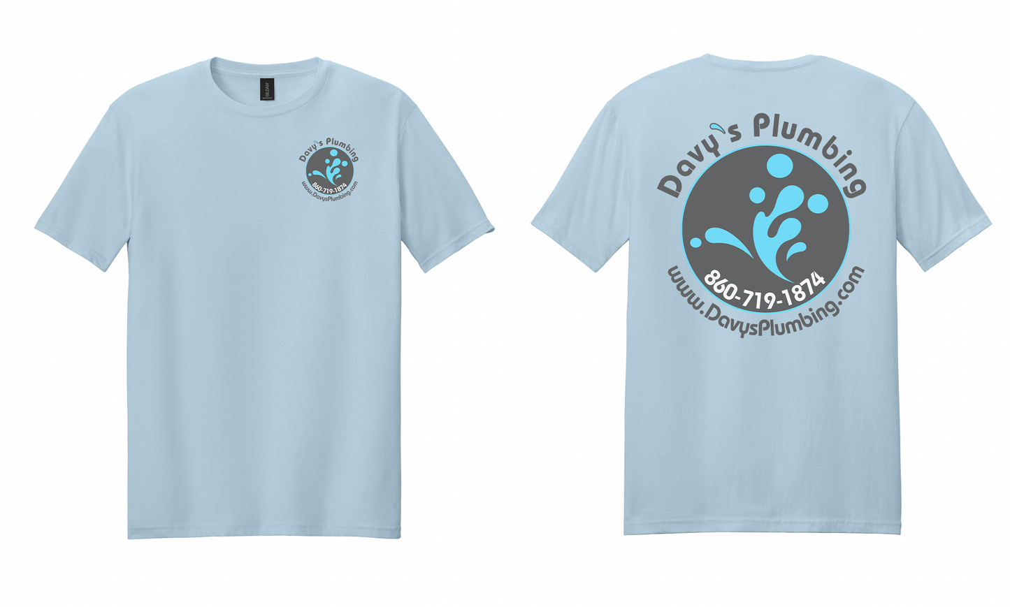 Davy's Plumbing Softstyle T Shirts