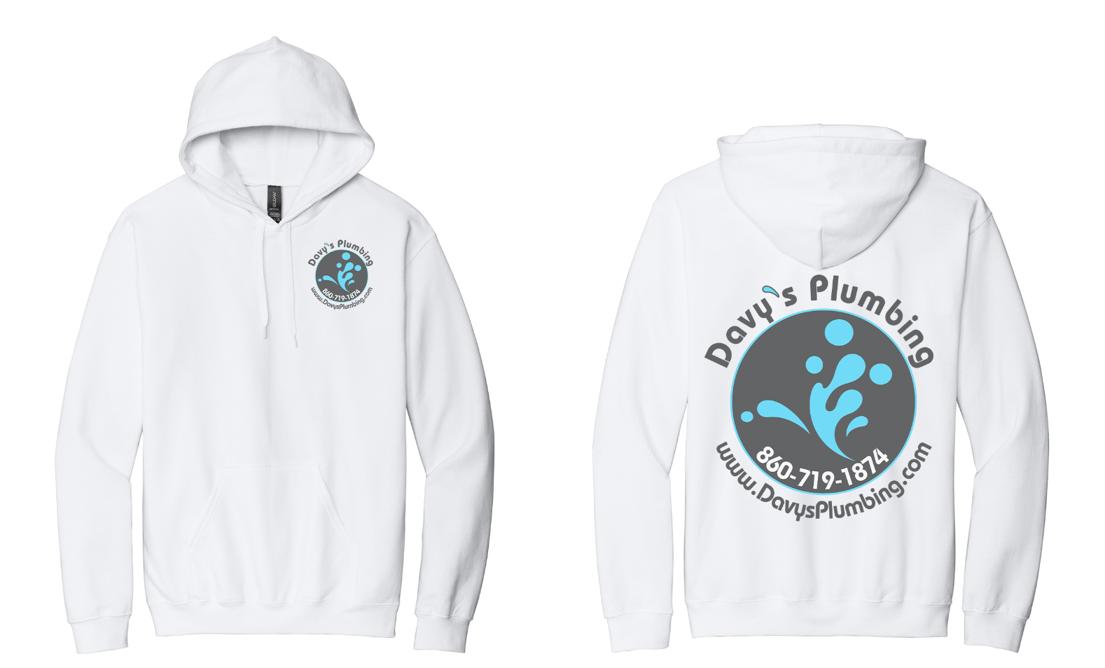 Davy's Plumbing Softstyle Hoodie