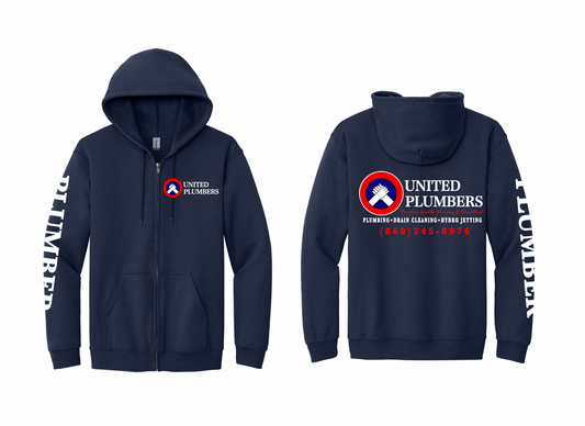 United Plumbers Full-Zip Hoodies