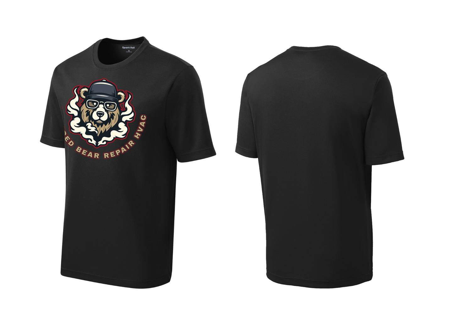 Bearded Bear Repair HVAC Performance T Shirt