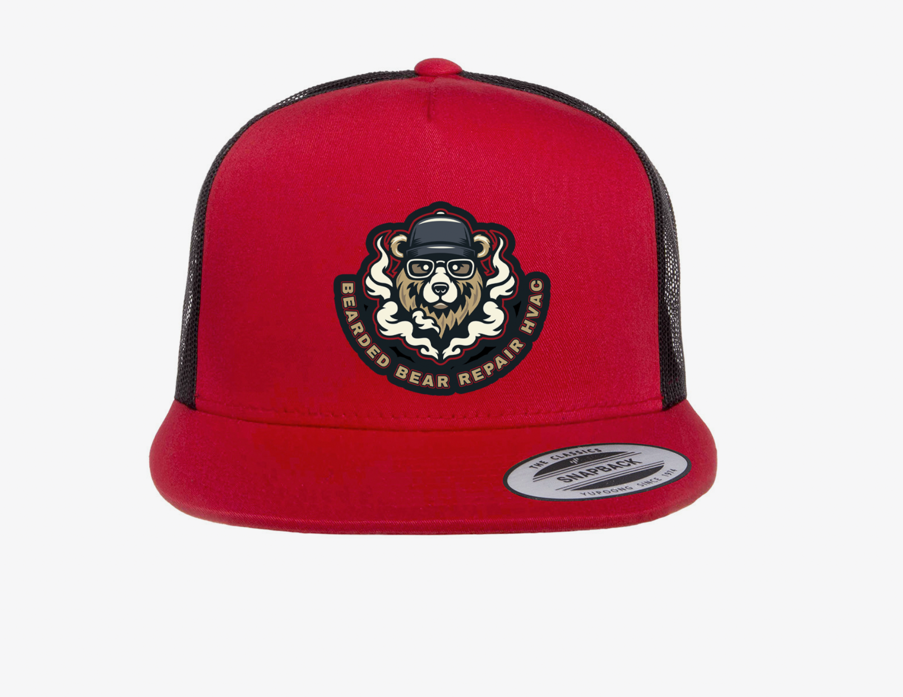Bearded Bear Repair HVAC Snapback Cap