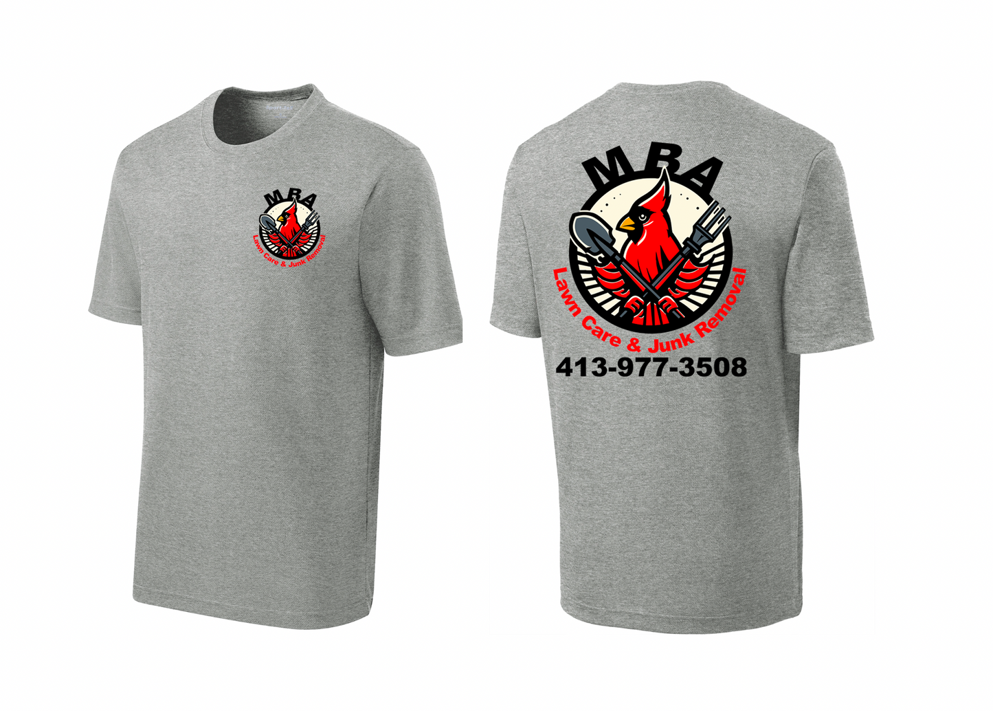 MBA Lawncare and Junk Removal Performance T Shirt