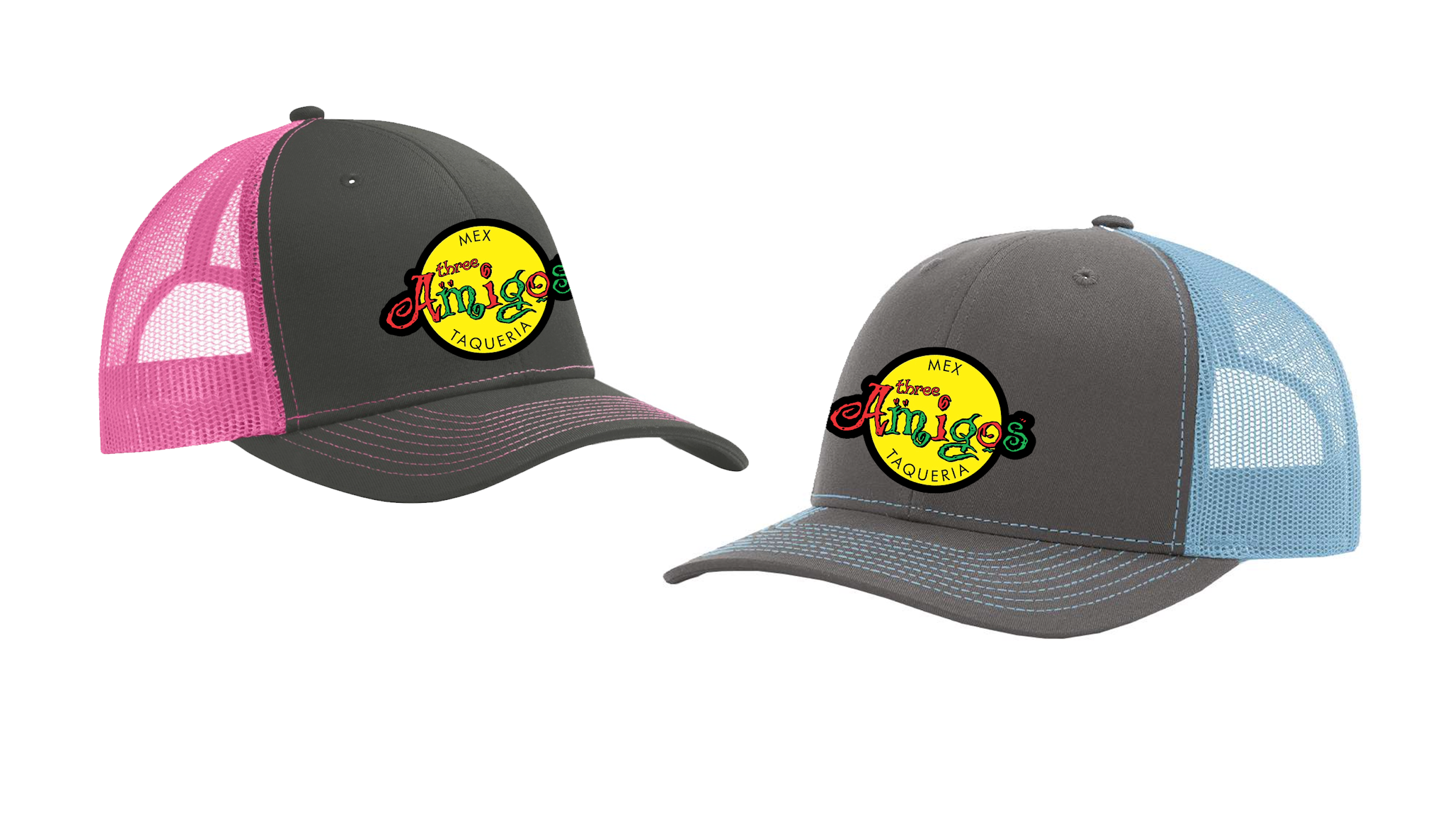 Three Amigos Trucker Hats