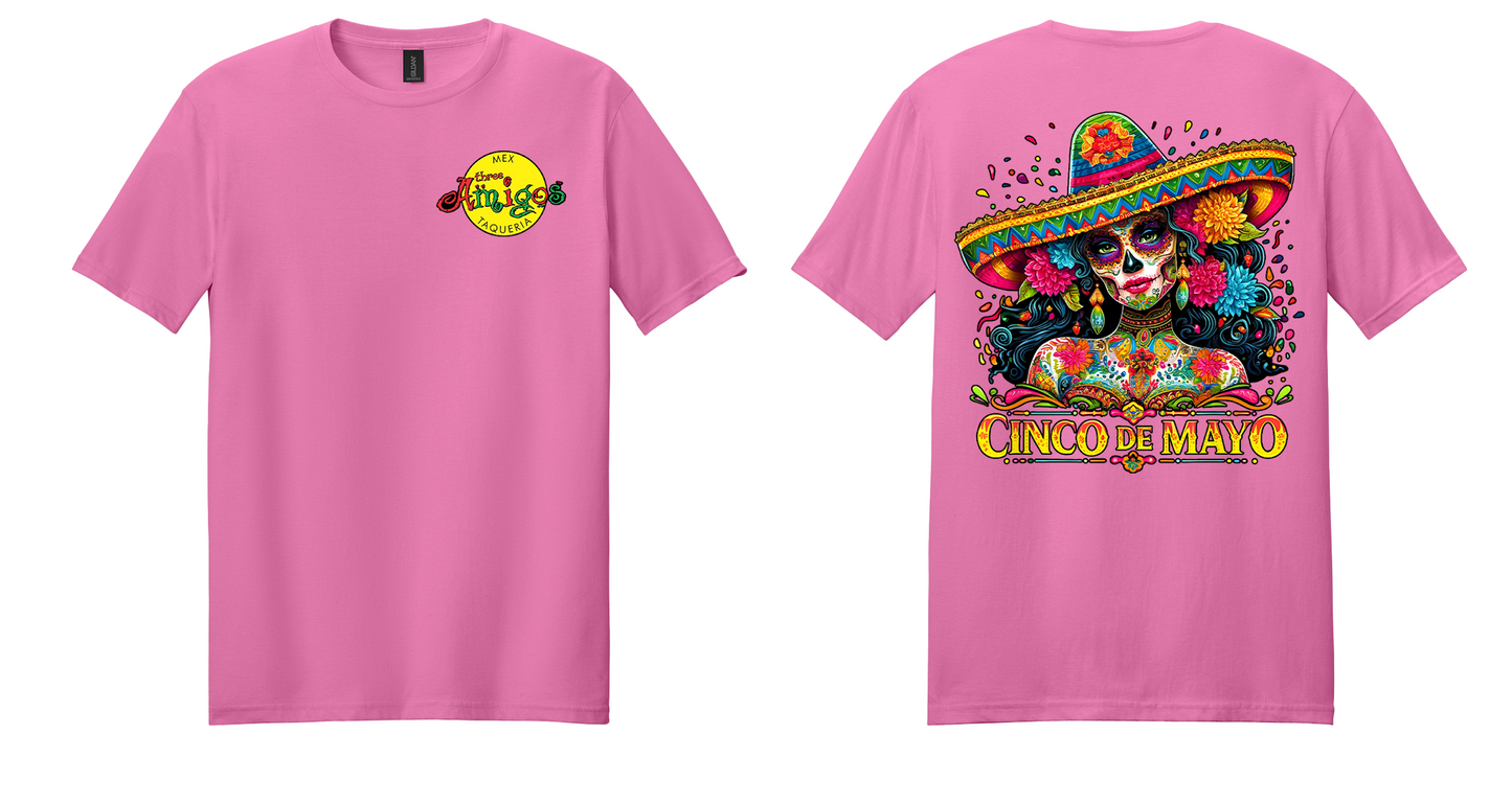 Three Amigos Cinco de Mayo Softstyle T Shirts