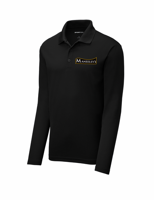 Maneeley's Long Sleeve Performance Polo
