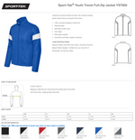Sport-Tek Travel Jacket Full Zip