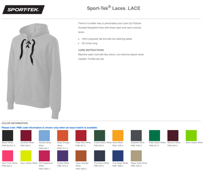 Sport tek Lace