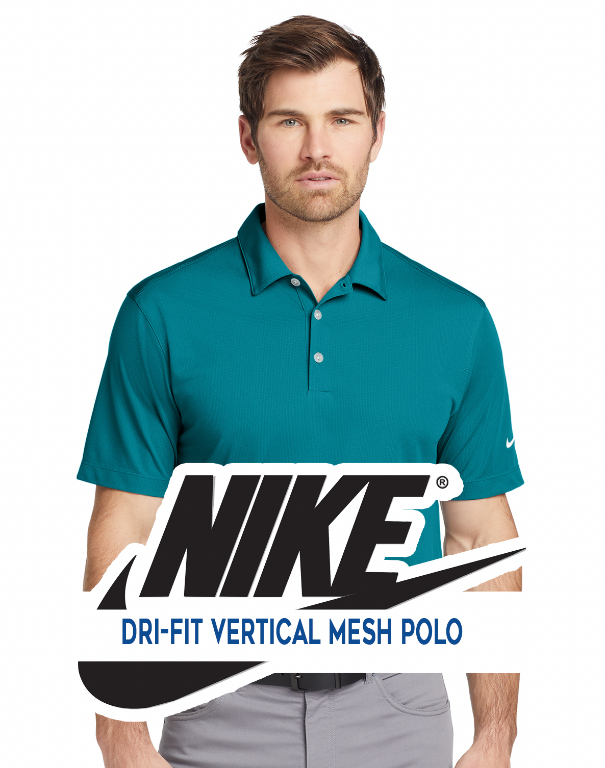 Nike Dri-FIT Vertical Mesh Polo