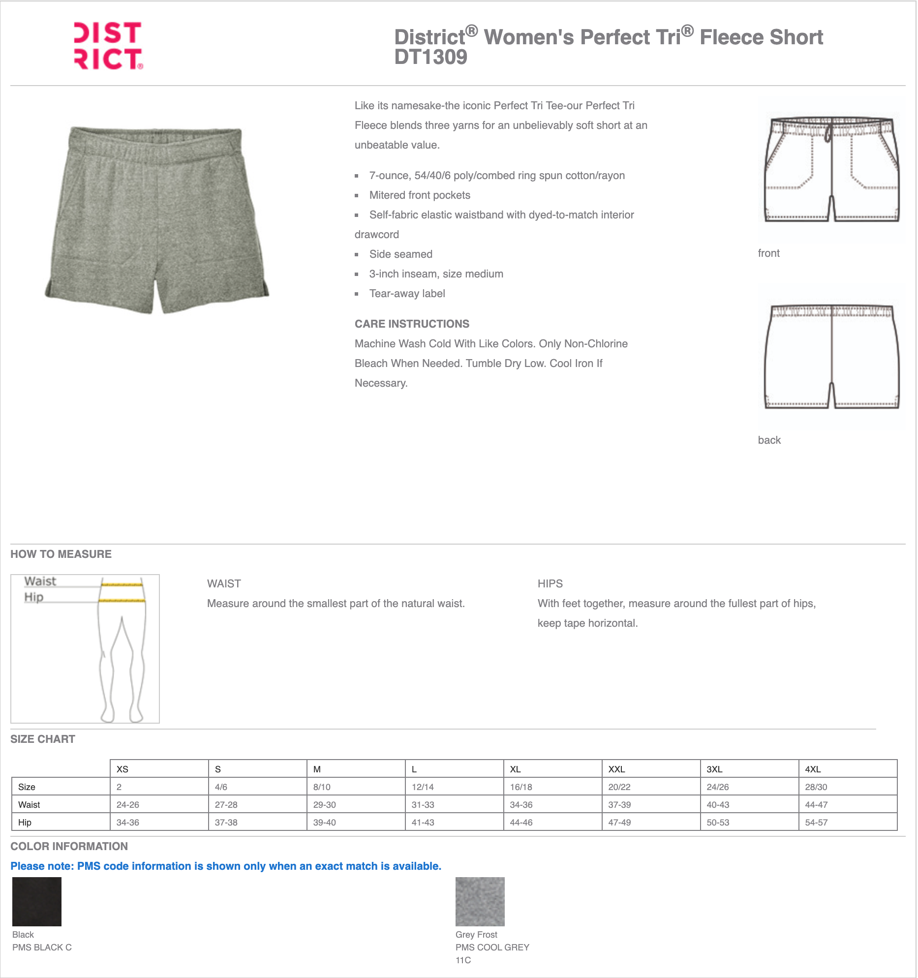 Women’s Perfect Tri® Fleece Short