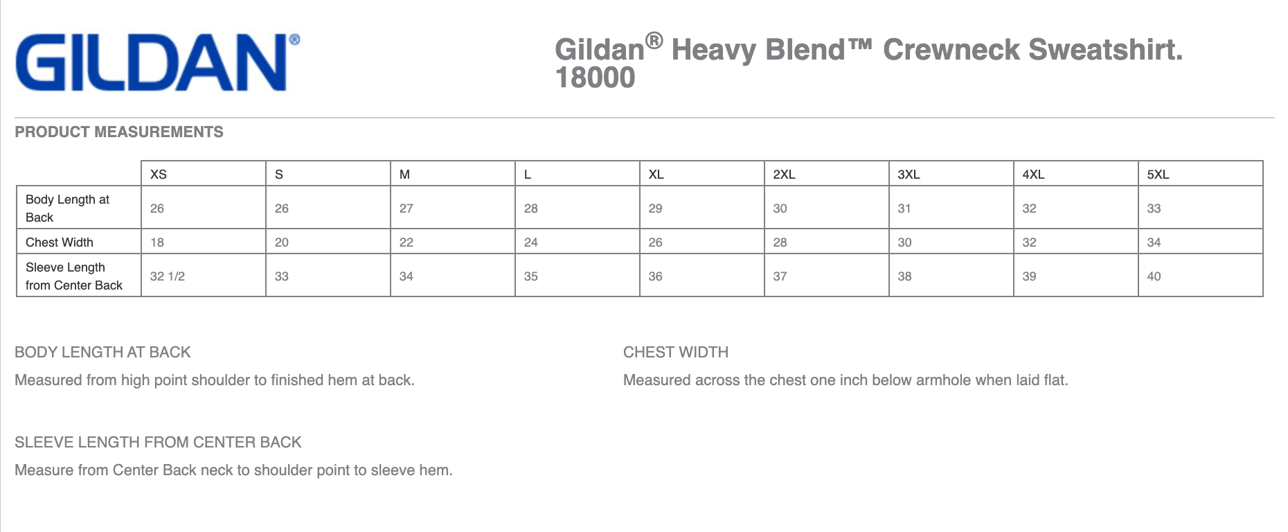 Gildan® Crewneck Sweatshirts