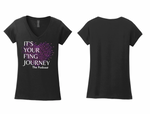 It's Your F'ing Journey Women's V-neck Tee