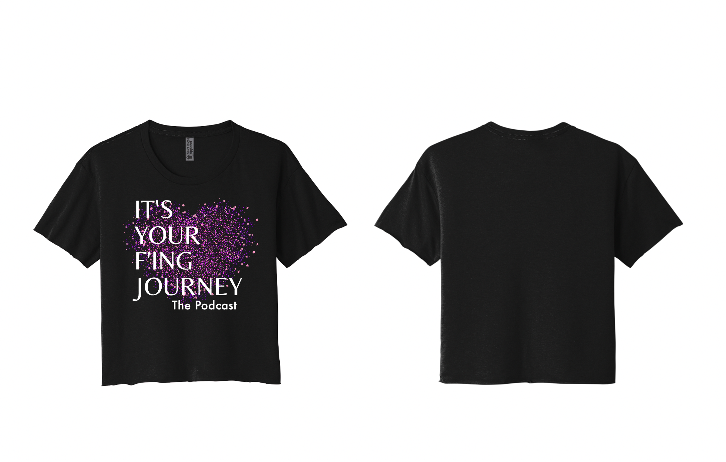 It's Your F'ing Journey Women's Crop Top