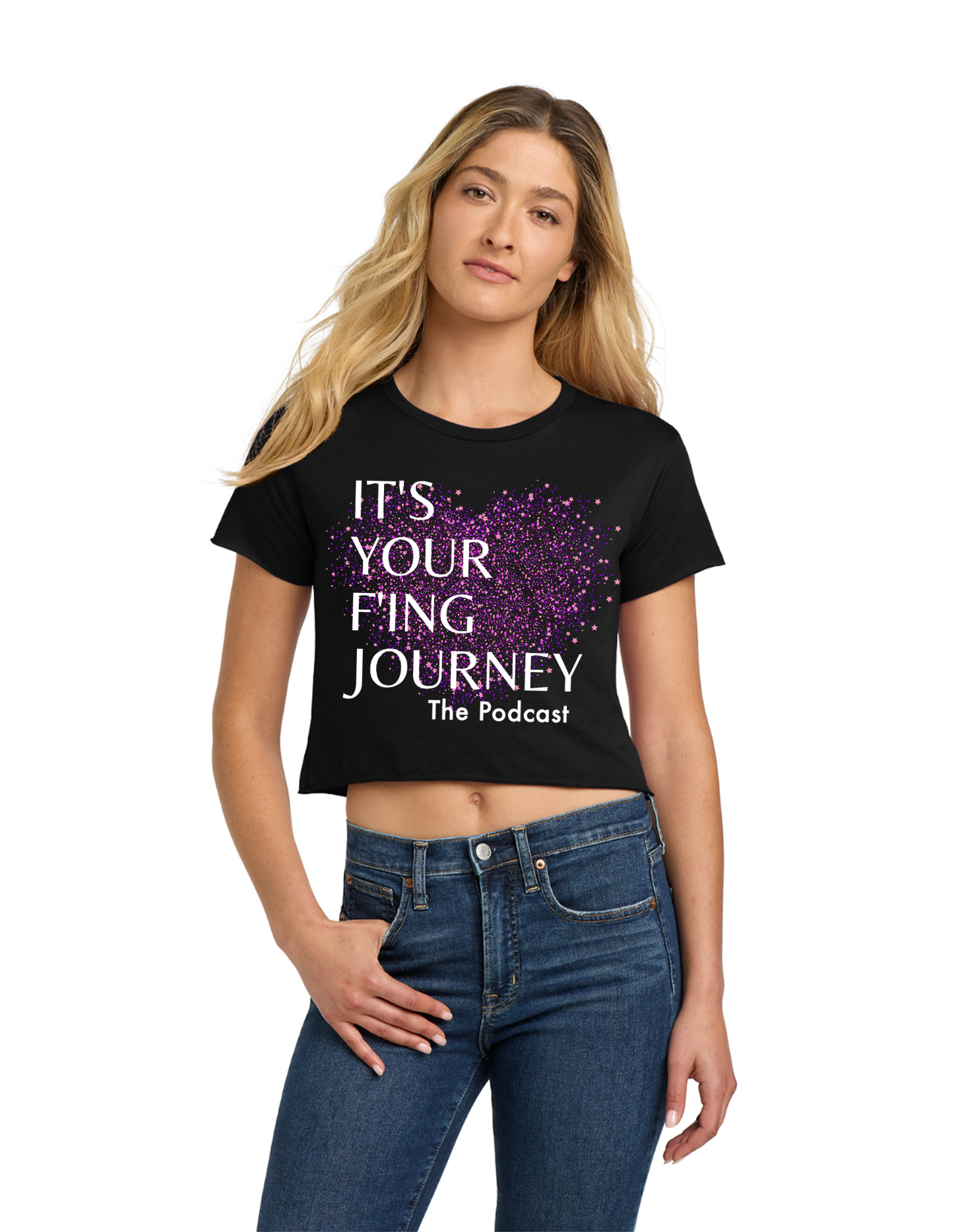 It's Your F'ing Journey Women's Crop Top