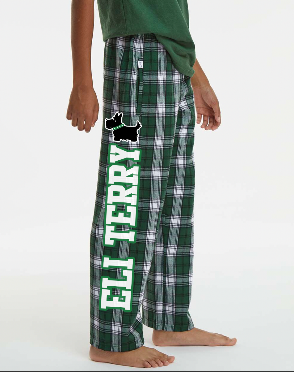 Eli Terry Elementary School Plaid Pajama Bottoms