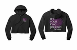 It's Your F'ing Journey Women's Cropped Hoodie
