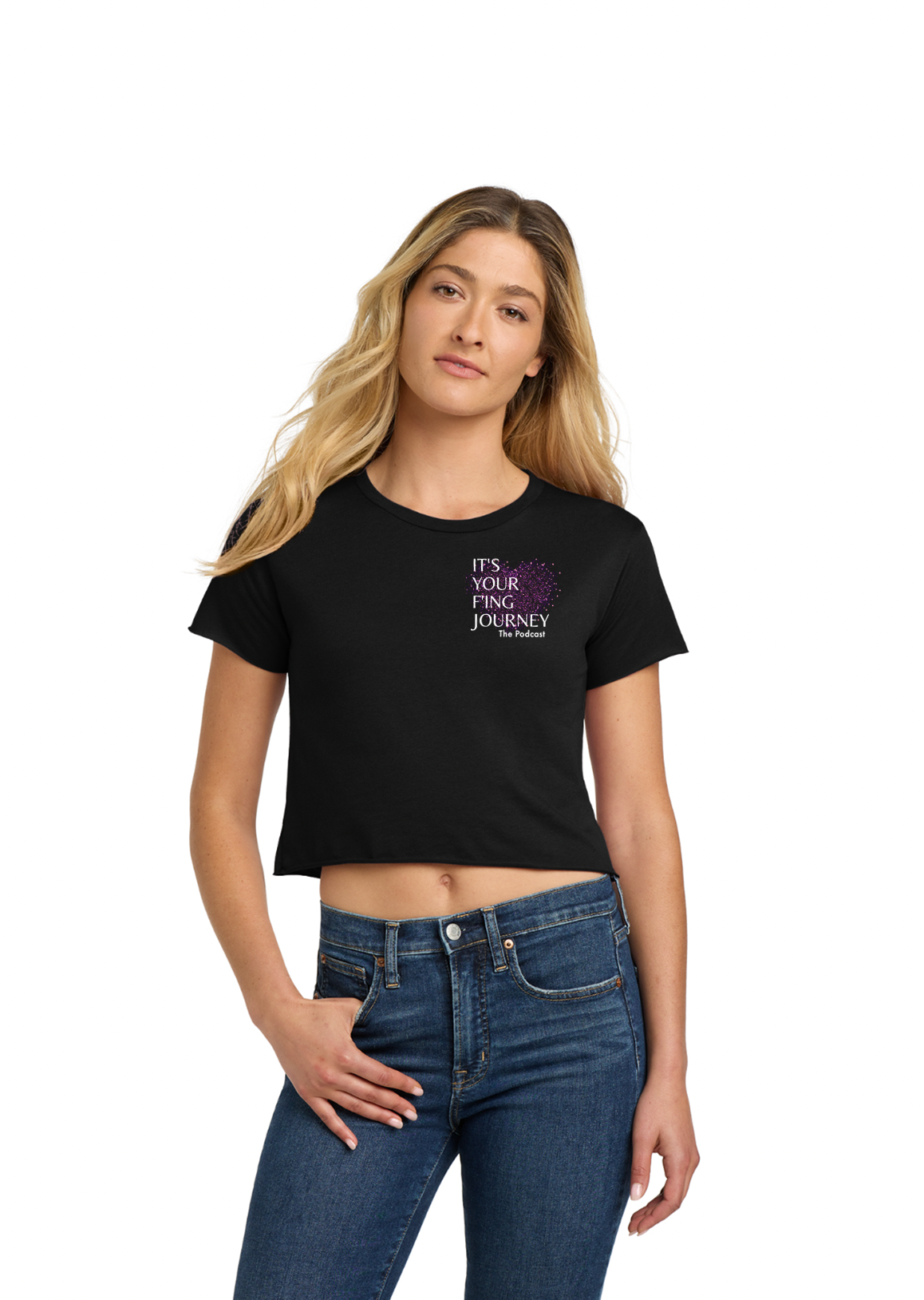 It's Your F'ing Journey Women's Crop Top