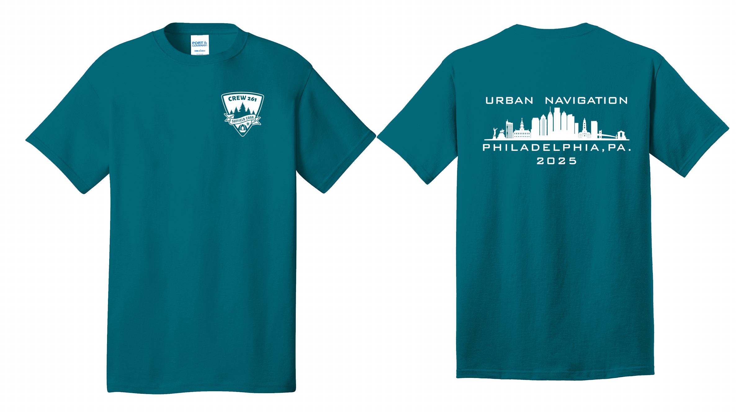 Urban Navigation Phily 2025 Cotton T-shirt (Troop 260/261/262)