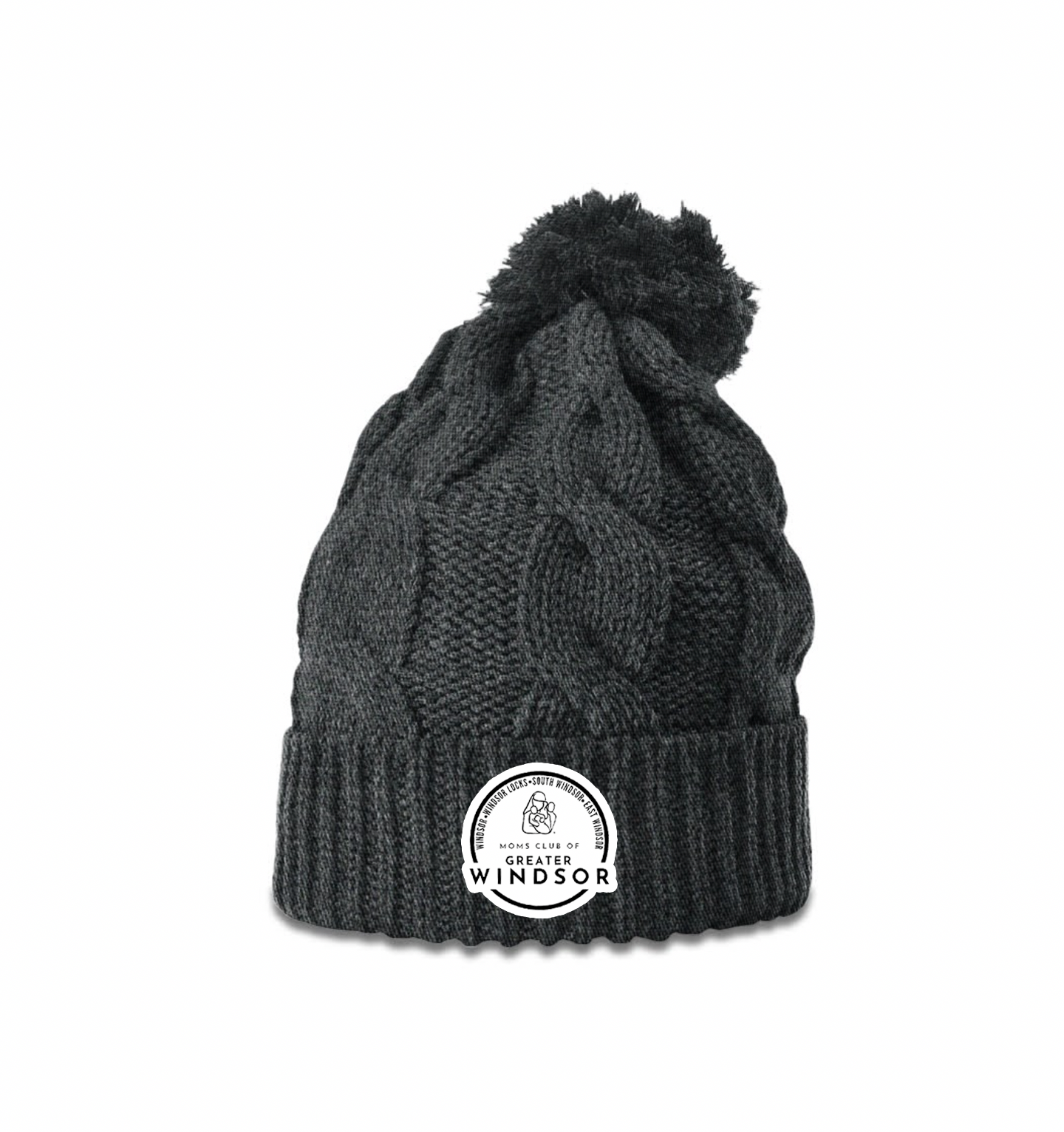 MOMS Club Chunky Twist-Knit Beanies