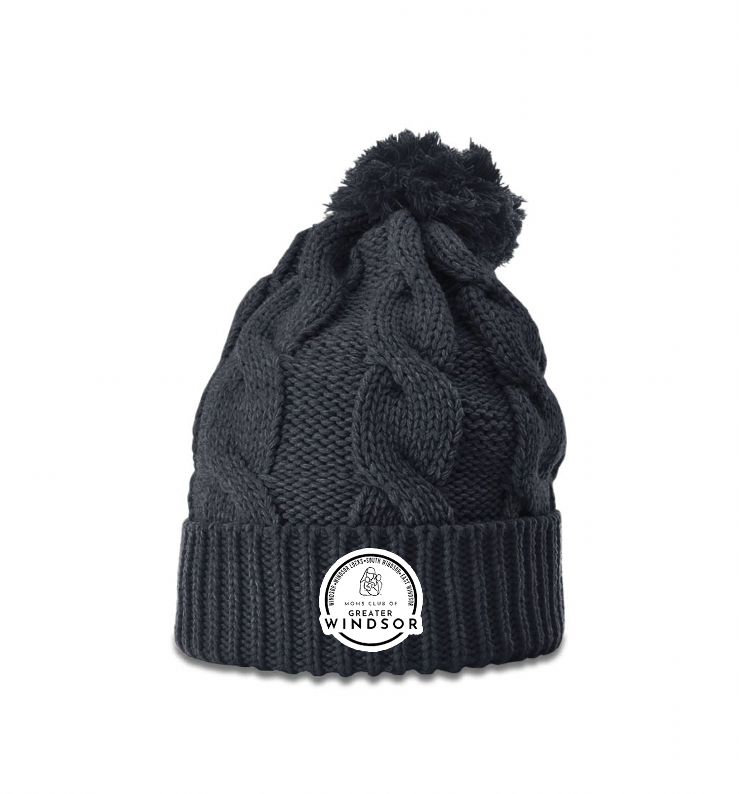 MOMS Club Chunky Twist-Knit Beanies