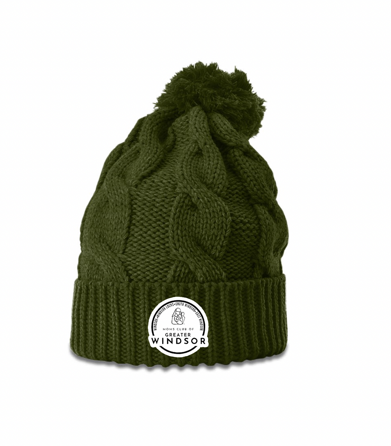 MOMS Club Chunky Twist-Knit Beanies