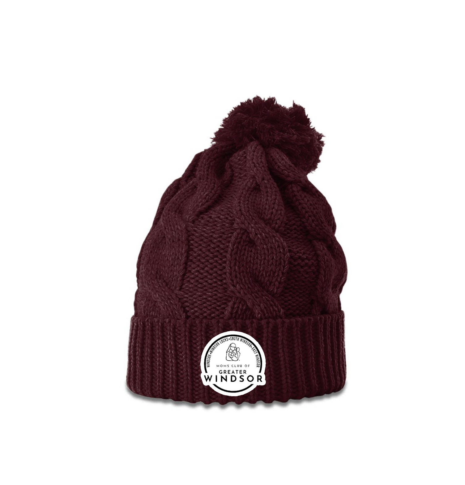 MOMS Club Chunky Twist-Knit Beanies