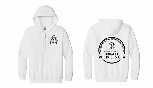 MOMS Club Full-Zip Hooded Sweatshirt Mens/Unisex Hoodies