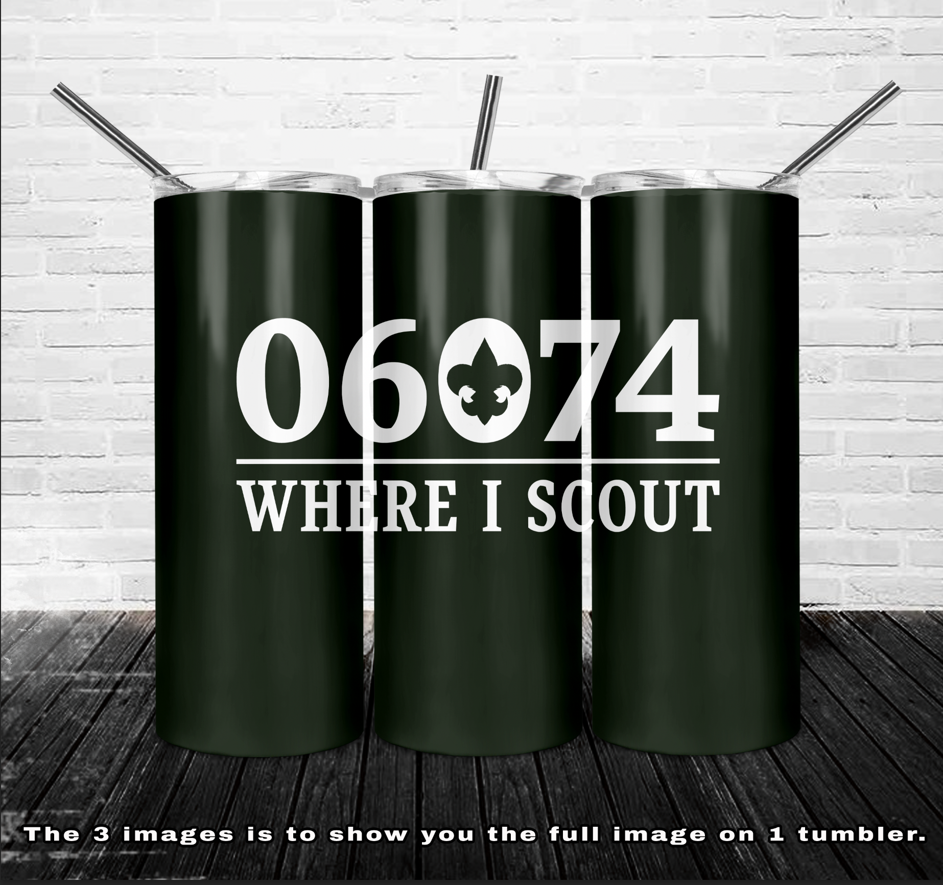 Troop 682 20oz Skinny Tumbler