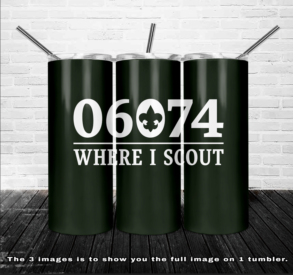 Troop 682 20oz Skinny Tumbler