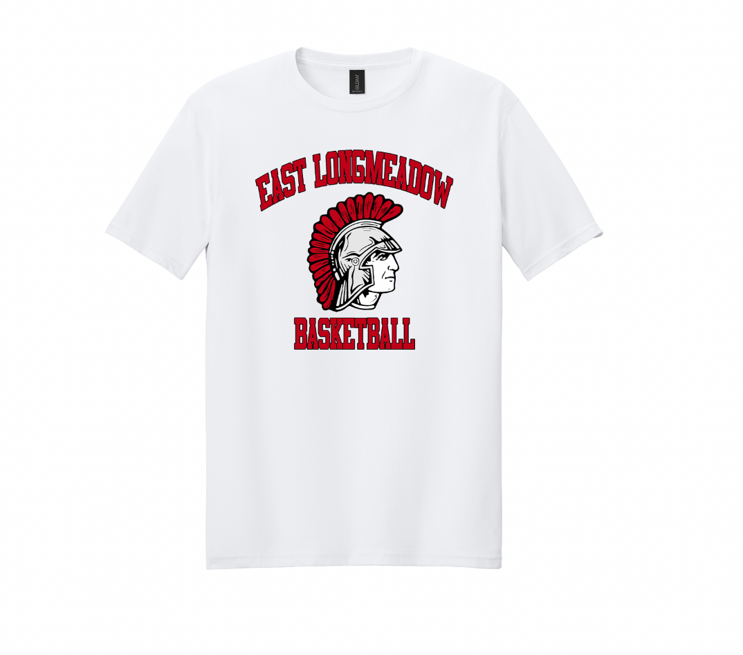 East Longmeadow Youth Basketball Softstyle T-Shirts
