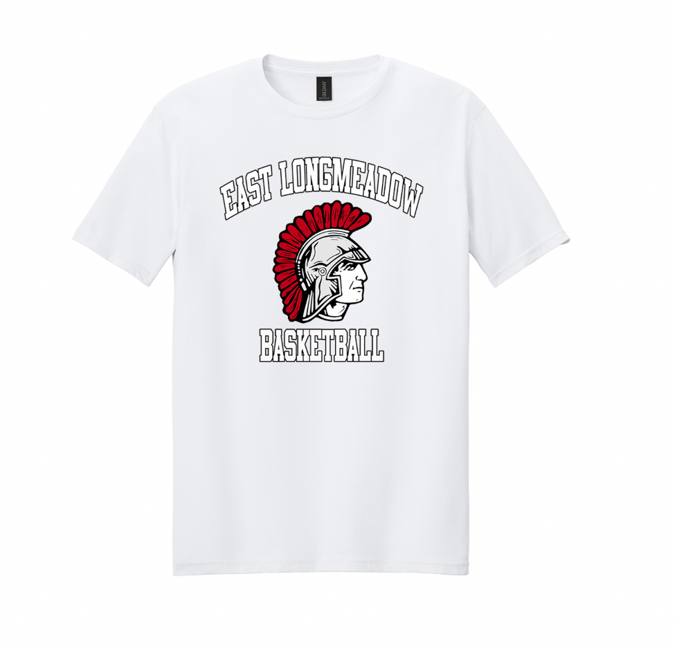 East Longmeadow Youth Basketball Softstyle T-Shirts