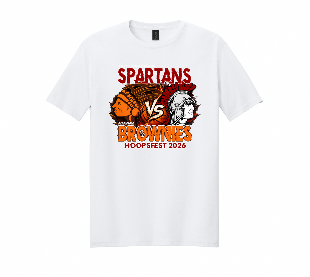 East Longmeadow Youth Basketball Softstyle T-Shirts