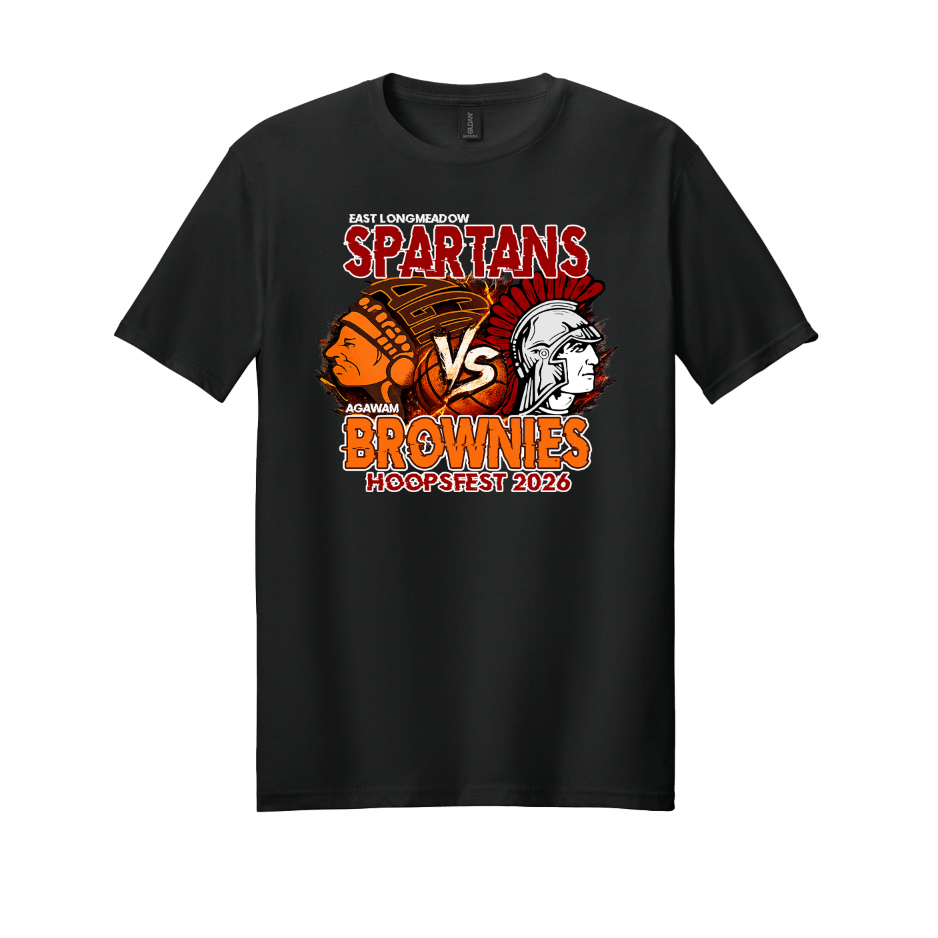 East Longmeadow Youth Basketball Softstyle T-Shirts