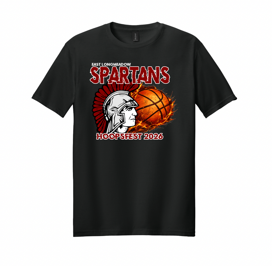 East Longmeadow Youth Basketball Softstyle T-Shirts