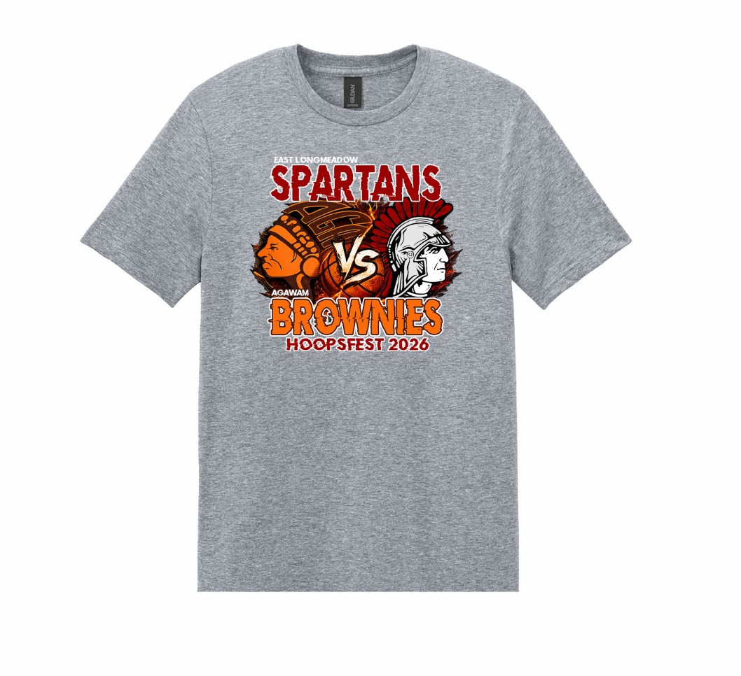 East Longmeadow Youth Basketball Softstyle T-Shirts