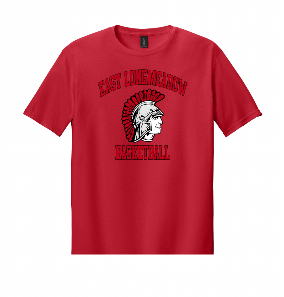 East Longmeadow Youth Basketball Softstyle T-Shirts