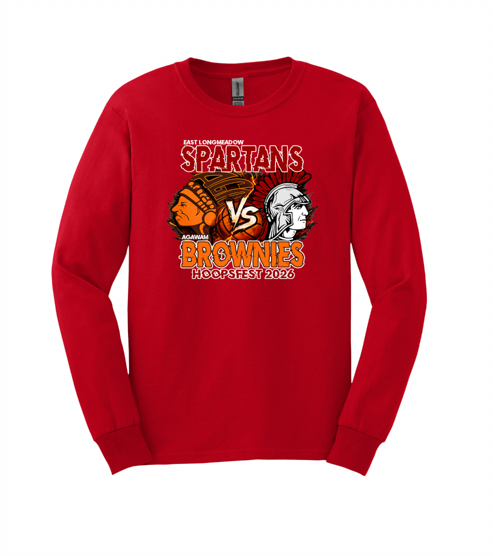 East Longmeadow Youth Basketball Long-Sleeve T-Shirts