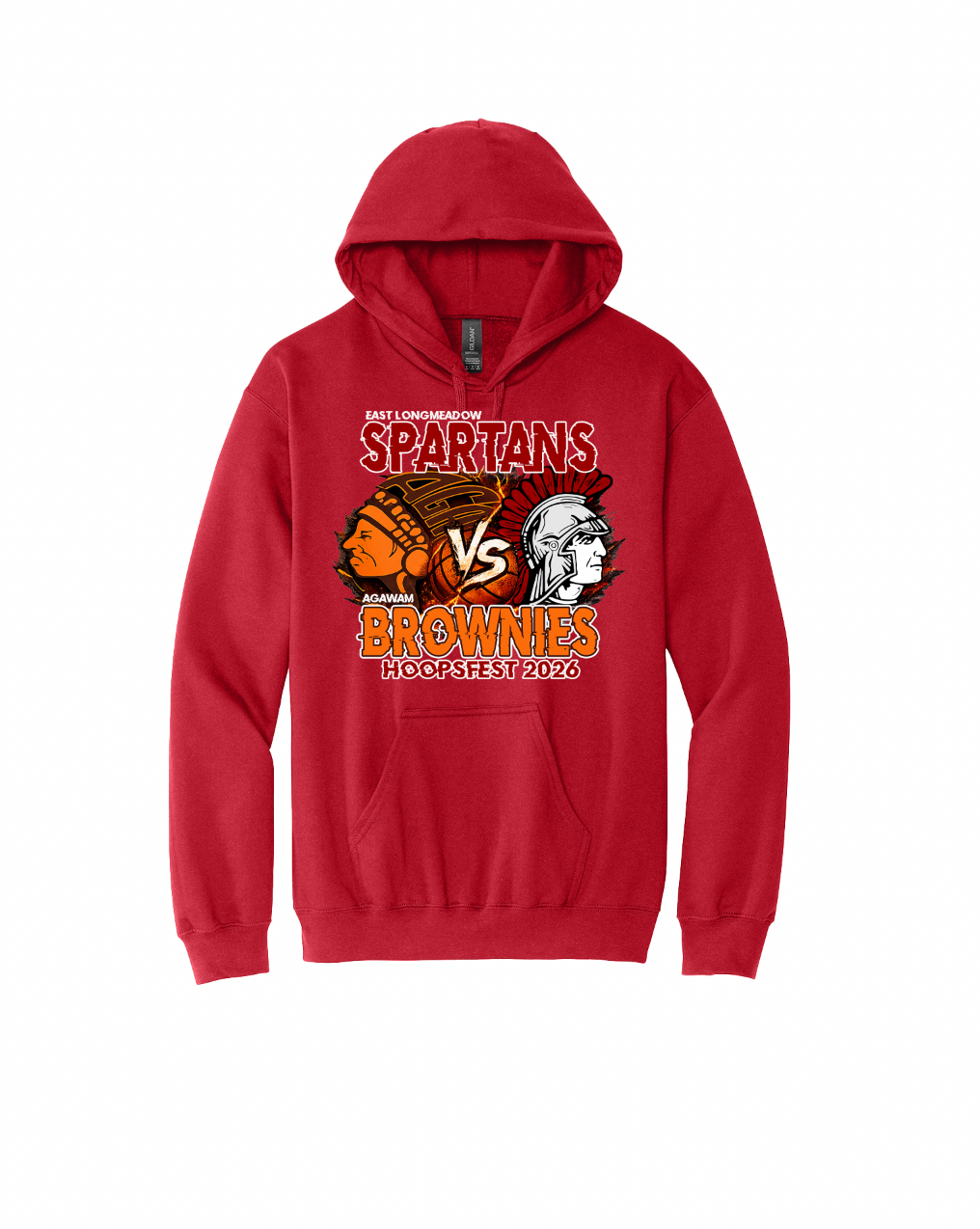 East Longmeadow Youth Basketball Hoodies