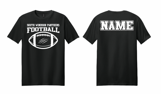 Panthers Ripped Football T Shirt
