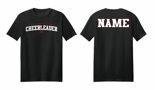 Panthers Cheer Bow T-Shirt